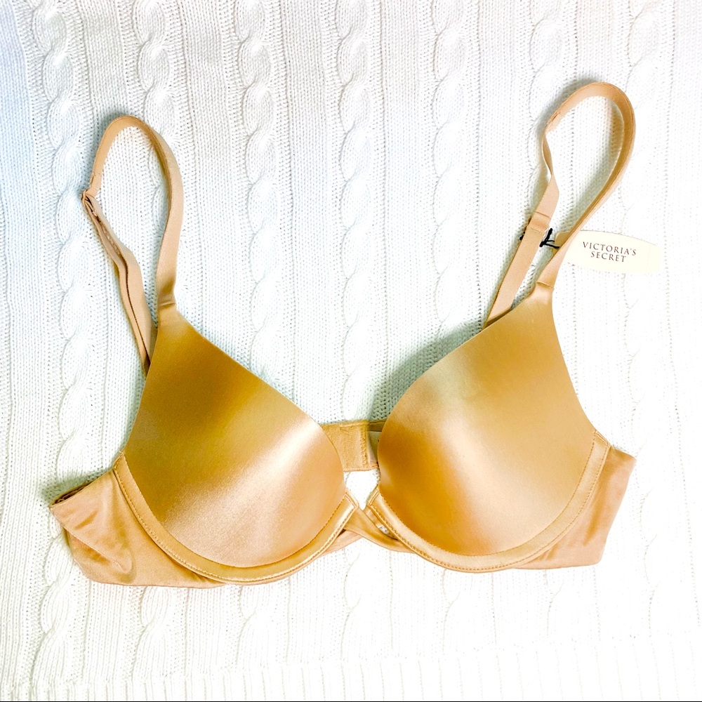 VICTORIA’S SECRET Perfect One Padded Nude Bra!